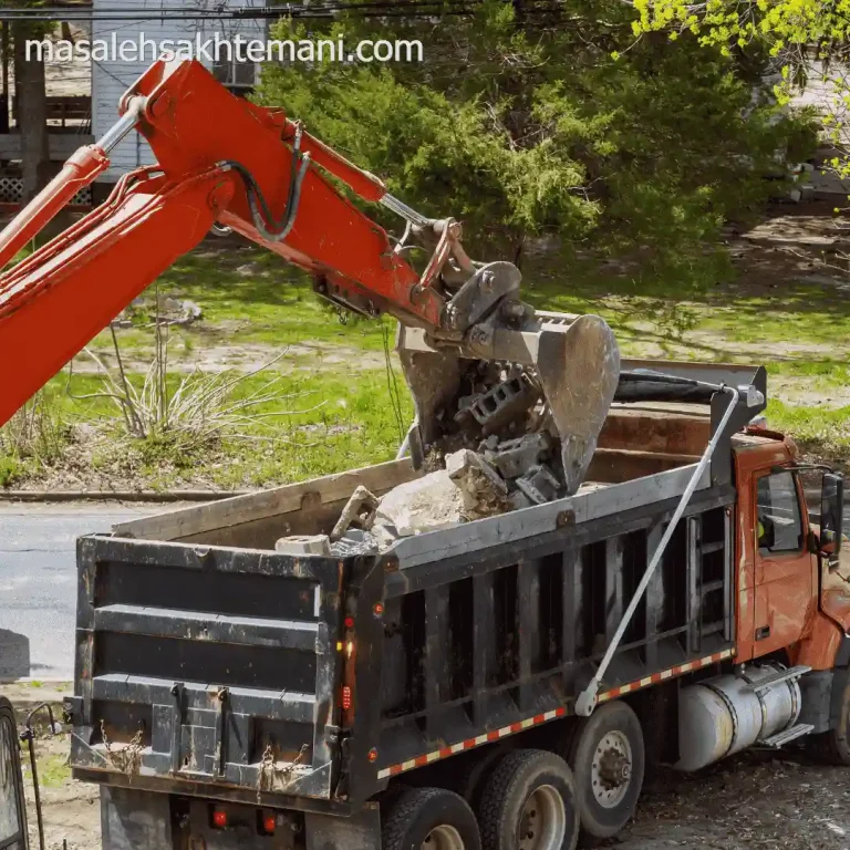 گنجه حمل نخاله و مصالح ساختمانی سنگین در تهران