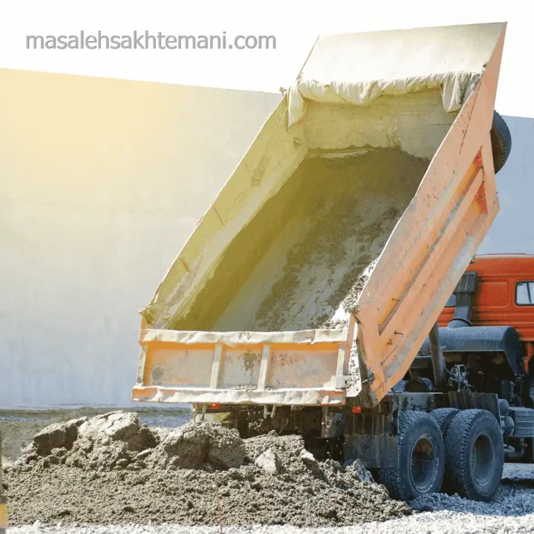 گنجه حمل نخاله و مصالح ساختمان مسکونی در شمال تهران