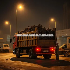 حمل نخاله و مصالح پروژه‌های ساختمانی در تهران